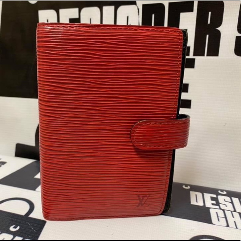Louis Vuitton Agenda PM Epi Red
